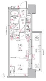 クレイシアIDZ川崎 7階 間取り図