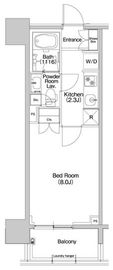 コンフォリア品川EAST 209 間取り図