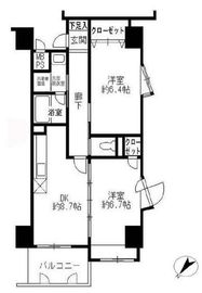 ワイズ新横浜 701 間取り図