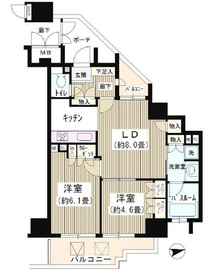 クリオ東新宿壱番館 10階 間取り図