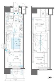 ZOOM新宿御苑前 1401 間取り図