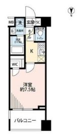 プレール・ドゥーク蔵前 406 間取り図