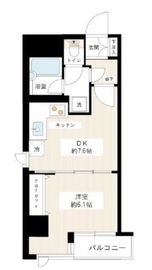 カスタリア新宿御苑 907 間取り図