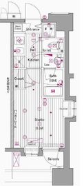 グランド・ガーラ横濱元町 10階 間取り図