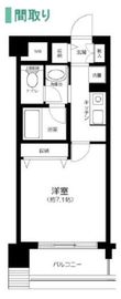 アールケープラザ横浜Ⅴ 9階 間取り図