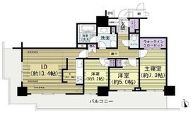 テラス東陽町ネクスタワー 6階 間取り図
