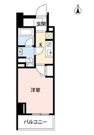シエル武蔵小杉 102 間取り図
