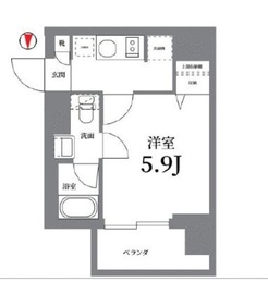 Log武蔵小杉 4階 間取り図