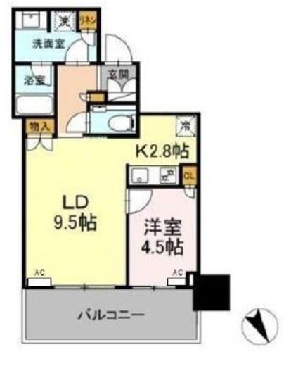 THE TOWER JUJO (ザ・タワー十条) 11階 間取り図
