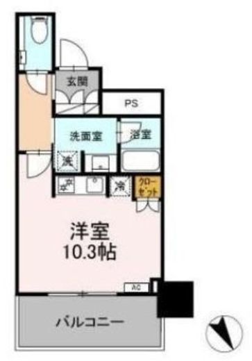 THE TOWER JUJO (ザ・タワー十条) 6階 間取り図