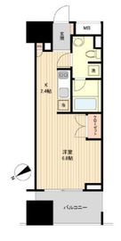 プロスペクトKALON三ノ輪 603 間取り図