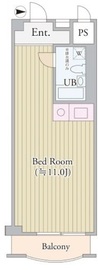 パークグレース新宿 303 間取り図