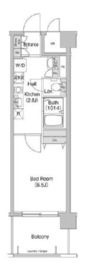 コンフォリア東品川 210 間取り図