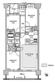 ソアラノーム荻窪天沼 2階 間取り図