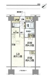 メイツ ザ・マークス新横浜 2階 間取り図
