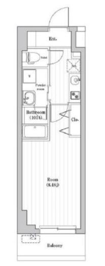 アーバンパーク三ノ輪Ⅱ 603 間取り図