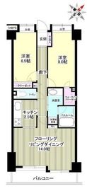 ライオンズマンション乃木坂 3階 間取り図