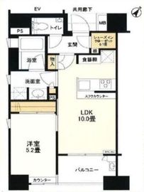 パークリュクス築地 11階 間取り図