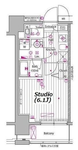 ガーラ・プレシャス川崎 5階 間取り図