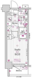 グランド・ガーラ横浜 8階 間取り図