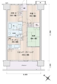 エスティメゾン豊洲レジデンス A617 間取り図