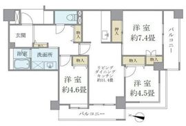 ハイムローゼ 405 間取り図