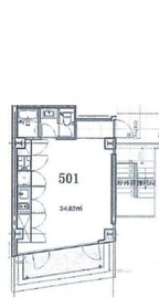 BIRTH神宮前 (バース神宮前) 501 間取り図
