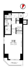 パレステュディオ虎ノ門 2階 間取り図
