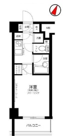 パレステュディオ南麻布 11階 間取り図
