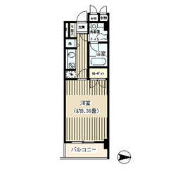 ノナプレイス渋谷神山町 207 間取り図