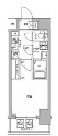 ジェノヴィア川崎駅グリーンヴェール 903 間取り図