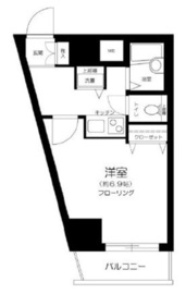 グランド・ガーラ渋谷 11階 間取り図