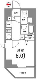 Log武蔵小杉 2階 間取り図