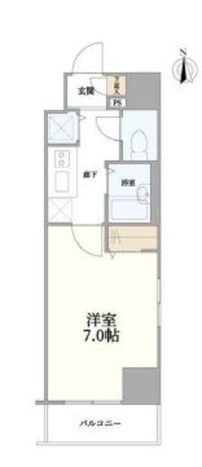 グランド・ガーラ芝公園 3階 間取り図