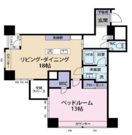 ザ・タワーズ台場 イースト 20階 間取り図