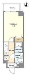 アルファコート青砥2 401 間取り図