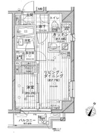 ダイナシティ神保町 12階 間取り図