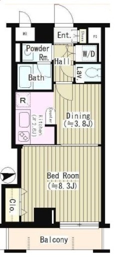 アミカル・エフ 310 間取り図