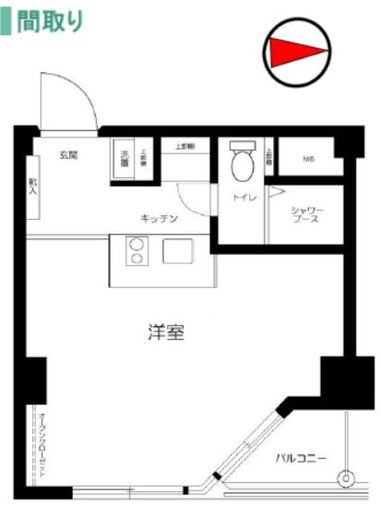 インペリアル赤坂フォーラム 2階 間取り図