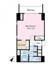 リテラス三軒茶屋 703 間取り図
