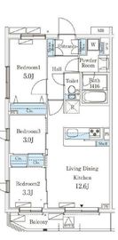 テラス杉並方南町 313 間取り図