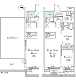 テラス杉並方南町 513 間取り図