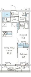 テラス杉並方南町 216 間取り図