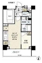 クレヴィアたまプラーザ 4階 間取り図