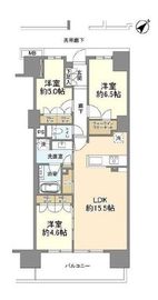 プラウドシティ方南町 13階 間取り図