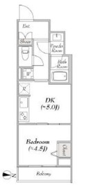 ルミークアン東陽町 402 間取り図