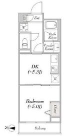 ルミークアン東陽町 406 間取り図