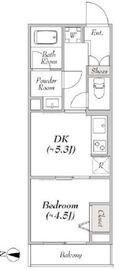 ルミークアン東陽町 208 間取り図