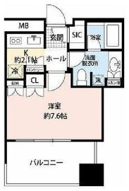 セントラルレジデンス シティタワー池袋 5階 間取り図