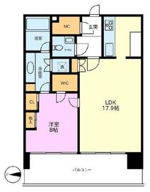 M.M.TOWERS the South (エムエムタワーズ・ザ・サウス) 24階 間取り図